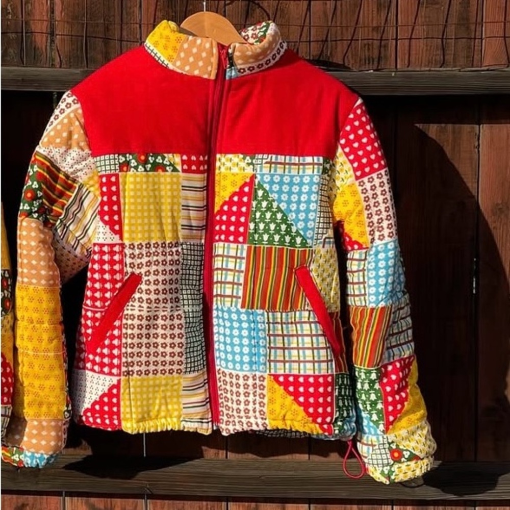 Colorful Patchwork Sleeping Bag jacket